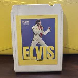 Vintage 1973 Elvis Presley Twin Set 8-Track RCA Hound Dog Jailhouse Rock